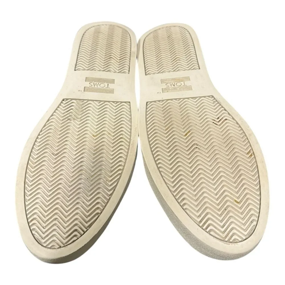TOMS Lomas Blue Canvas Men's Slip-on Sneakers 11.5